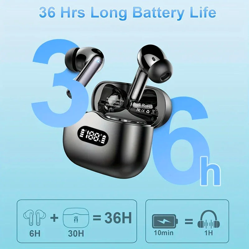 SilkVibe™ Wireless Noise-Cancelling Earbuds | Bluetooth 5.3